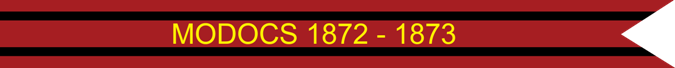 Modocs 1872–1873 U.S. Army Campaign Streamer